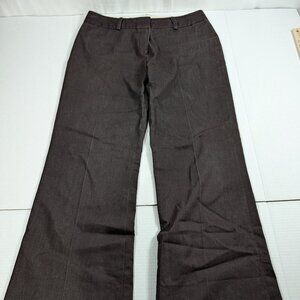Tahari Brown size 4 wide leg boot cut dress pants